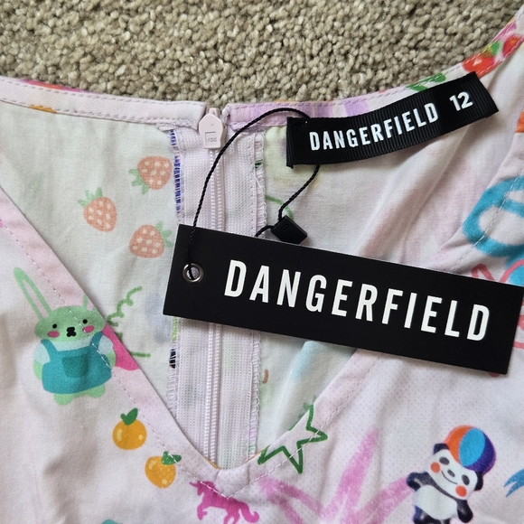 NWT Dangerfield Zero Concentration Mini Dress Size 12 AU / 8 US - Picture 6 of 9